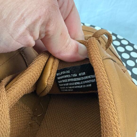 Lugz CLIF Mens Brown Synthetic Leather, Rubber Outsole Casual Lace Up Shoes 7 - Picture 2 of 7